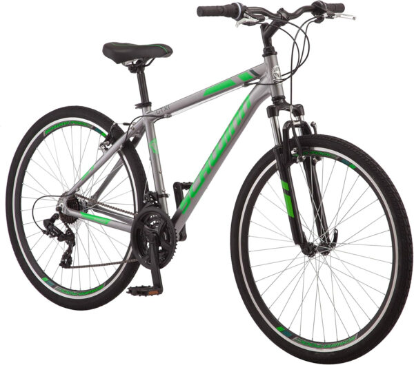 689a32c0980206a63125e6fdde9a6a9cf21c20913cbc1978ce3c8.jpg Schwinn GTX Comfort Adult Hybrid Bike, Men and Women, Dual Sport Bicycle, 700c Wheels, Step-Through or Step-Over Lightweight Aluminum Frame