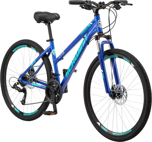 689a32d3c91030c86f6732e06c0e7c91b00a18ccfd795f55997c8.jpg Schwinn GTX Comfort Adult Hybrid Bike, Men and Women, Dual Sport Bicycle, 700c Wheels, Step-Through or Step-Over Lightweight Aluminum Frame