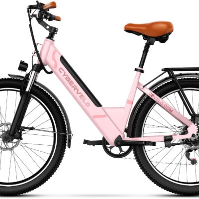 1000 Peak Electric Bike for Adults,up 80 Miles Removable Battery Ebike, 26" Electric E Bike with 7-Speed,Adult Electric Bicycles for Commute Beach Snow Womens All Terrain