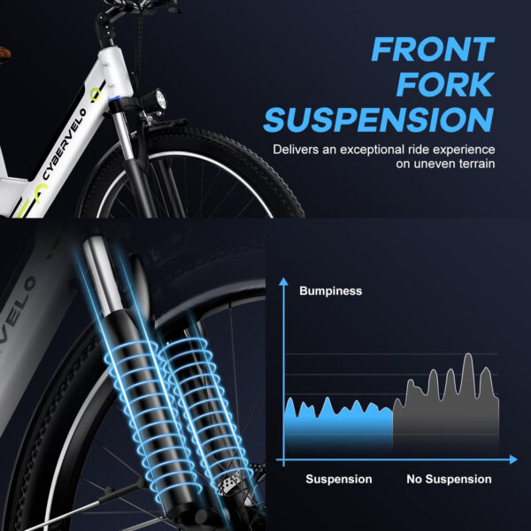 1000 Peak Electric Bike for Adults,up 80 Miles Removable Battery Ebike, 26" Electric E Bike with 7-Speed,Adult Electric Bicycles for Commute Beach Snow Womens All Terrain