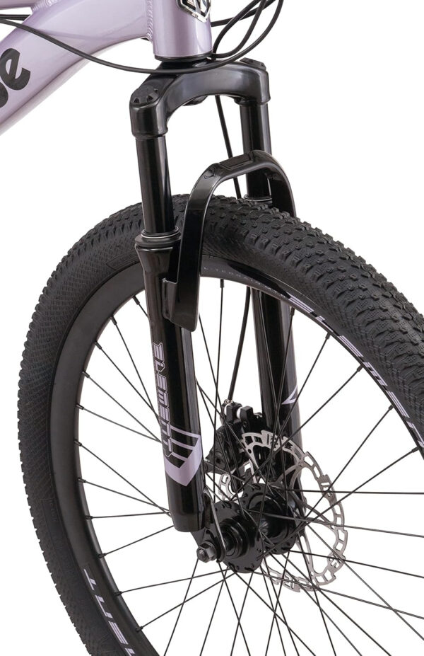 689a33b5bb89607418560eefc1bb7c12a303bf04e8aa78bf89698.jpg Mongoose Grafton Mountain Bike, 24, 26 or 27.5 Inch Bike, 21 Speed, Aluminum Frame, Knobby Mountain Tires, Suspension Fork, Trigger Shifters, Mechanical Disc Brakes, Teal, Tan, Blue or Purple