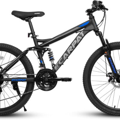 689a33def2fd11a4197bc8913a8cd21bf438bf93e1a2bb3de844c.jpg LuckyMoon 24 Inch Full Suspension Mountain Bike, 21-Speed Gear Indicator Shifter, Dual Disc Brakes, High Carbon Steel Frame, Shock Absorber MTB for Adults Teens, Unisex Trail Bicycle for Men & Women