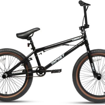 Freestyle BMX Bike, 20 Inch Yaphet Bicycle for Teen Beginner and Adult Riders, Bike with Hi-Ten Steel Frame, Multiple Colors