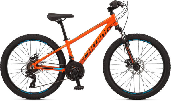 689a36b5c8ab8ff2336004162b11b25d96ad5506b6ed8c5aa5b2e.jpg Schwinn High Timber Mountain Bike for Adult Youth Men Women Boys Girls, 24 to 29-Inch Wheels, 7 or 21-Speeds, Front Suspension, Aluminum and Steel Frame Options