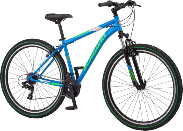 689a36e32214473b56478356704091f2da4be53e0cc0434829a6b.jpg Schwinn High Timber Mountain Bike for Adult Youth Men Women Boys Girls, 24 to 29-Inch Wheels, 7 or 21-Speeds, Front Suspension, Aluminum and Steel Frame Options