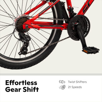 689a36ed8a34f0bb77d9ca2aed18c74fd3edd3cdf7891a35c9b56.jpg Schwinn High Timber Mountain Bike for Adult Youth Men Women Boys Girls, 24 to 29-Inch Wheels, 7 or 21-Speeds, Front Suspension, Aluminum and Steel Frame Options