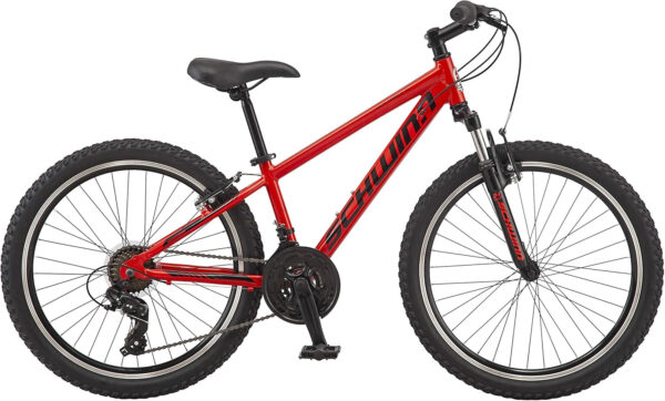 689a36efd218d5fdd243c82e0f5300776d294a023a8bc50510c60.jpg Schwinn High Timber Mountain Bike for Adult Youth Men Women Boys Girls, 24 to 29-Inch Wheels, 7 or 21-Speeds, Front Suspension, Aluminum and Steel Frame Options