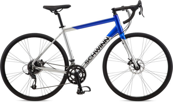 689a380a38861403bfc2ffed8207f7ef205c810635cb0276b6735.jpg Schwinn Phocus 1.6 Disc Road Bike, 700c Bike for Men and Women, 16-Speed Road Bicycle, Lightweight Aluminum Frame, Alloy Carbon Fork, Disc Brakes, Aerodynamic Riding Position, Bikes for Adults