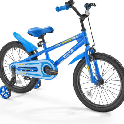 689a38a3c2beb6b58b50c57e6515ce9e1677c22aff6b8e78617be.jpg VEVOR Kids Bike, 14/16/18 Inches BMX Style Children Bicycle, Training Wheels Included, Sturdy and Easy to Assemble, Toddler Bike for Boys & Girls Learning to Ride, Blue