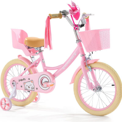 689a38ae4e0cc984a89b610790e8a9cdac4a6af1b04554ceefd4f.jpg VEVOR Kids Bike, 14/16/18 Inches BMX Style Children Bicycle, Training Wheels Included, Sturdy and Easy to Assemble, Toddler Bike for Boys & Girls Learning to Ride, Blue