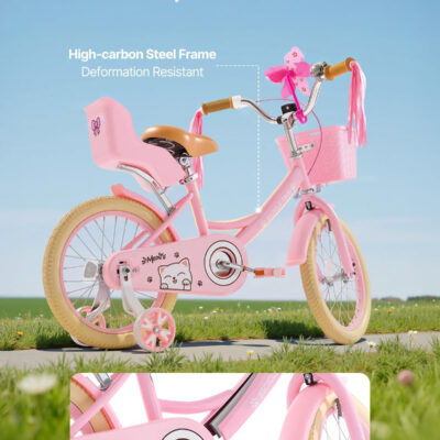 689a38b1e99ec25c4da248b7dad7afad8ea010e430afd0094b9ba.jpg VEVOR Kids Bike, 14/16/18 Inches BMX Style Children Bicycle, Training Wheels Included, Sturdy and Easy to Assemble, Toddler Bike for Boys & Girls Learning to Ride, Blue