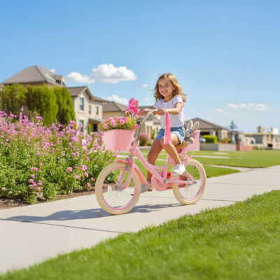 689a38b74fd4dfcea9f6ac78dea9cb4cc72639488f9fba80cfeae.jpg VEVOR Kids Bike, 14/16/18 Inches BMX Style Children Bicycle, Training Wheels Included, Sturdy and Easy to Assemble, Toddler Bike for Boys & Girls Learning to Ride, Blue