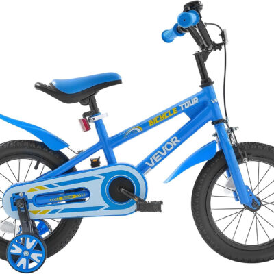 689a38c3d1e88160a91db1e98436b498457a8dded1d1d6e111e81.jpg VEVOR Kids Bike, 14/16/18 Inches BMX Style Children Bicycle, Training Wheels Included, Sturdy and Easy to Assemble, Toddler Bike for Boys & Girls Learning to Ride, Blue