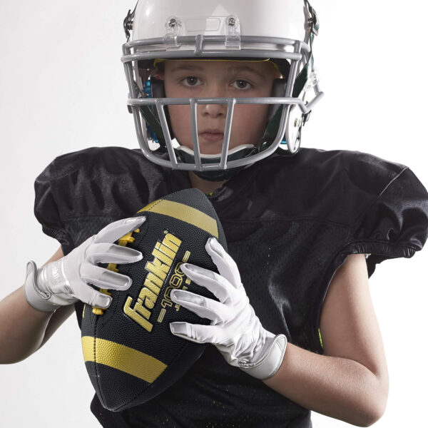 689a3d867b8f90c192a1dc958c67e064594c0bb98c6a4c314ebe0.jpg Franklin Sports Youth + Adult Footballs - Extra Grip 1000 Official Size, Junior + Pee Wee Kids - 1 + 12 Packs