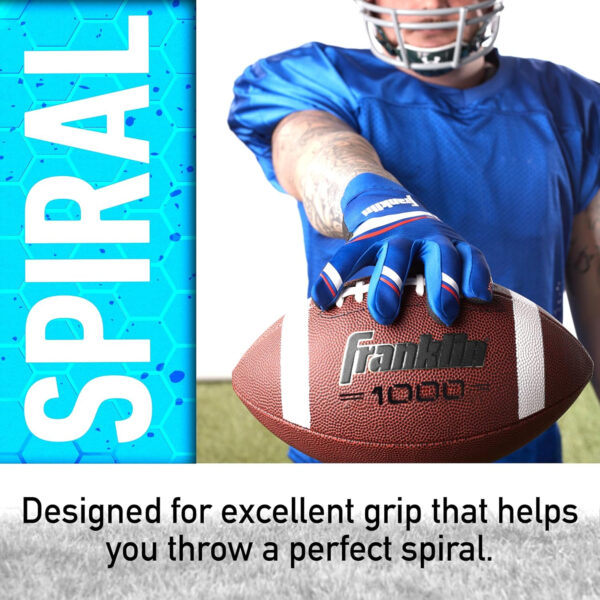 689a3d978f6dc479a0631b317a213aae4fccec9f80d541158c1ac.jpg Franklin Sports Youth + Adult Footballs - Extra Grip 1000 Official Size, Junior + Pee Wee Kids - 1 + 12 Packs