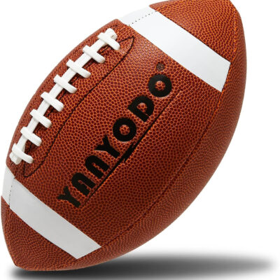 689a3e3100c7f5a0e158157f100ee46014423f3a1ac734f7c07fc.jpg 6 Pack Football Size 6/9 Official Sized Ball with Textured Grip for Youth High School&College Practice, Match and Scrimmage Play Indoors & Outdoors All Weather Use with Pump