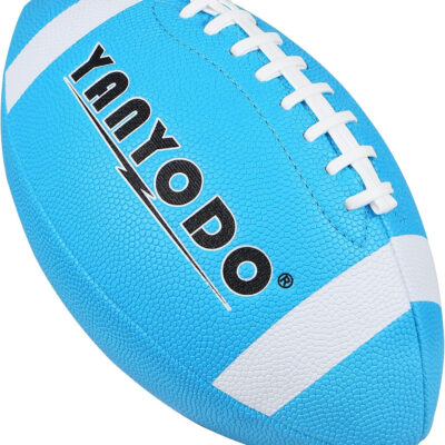 689a3e4ec968d4dba2aad600b39c1031e0ebc4dc9b24d05d811a8.jpg 6 Pack Football Size 6/9 Official Sized Ball with Textured Grip for Youth High School&College Practice, Match and Scrimmage Play Indoors & Outdoors All Weather Use with Pump