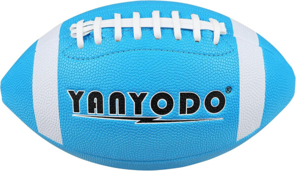 689a3e500ad4b65d4402d5cc6f3a9dd565846df300e4d39ae7571.jpg 6 Pack Football Size 6/9 Official Sized Ball with Textured Grip for Youth High School&College Practice, Match and Scrimmage Play Indoors & Outdoors All Weather Use with Pump