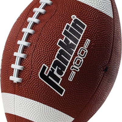 689a3e88a531269e0fb8972a63ae4d097b72123ffc80d62e23eda.jpg Franklin Sports Kids Junior Grip-Rite Youth Junior Size Rubber Footballs - Peewee Kids Durable Outdoor Footballs - Single & Bulk Packs Available