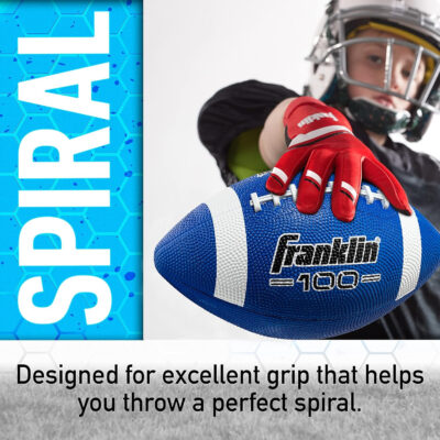 689a3e8e6fcdcf534a1aeb5d91c6bbf62c49979cf26f8dae89018.jpg Franklin Sports Kids Junior Grip-Rite Youth Junior Size Rubber Footballs - Peewee Kids Durable Outdoor Footballs - Single & Bulk Packs Available