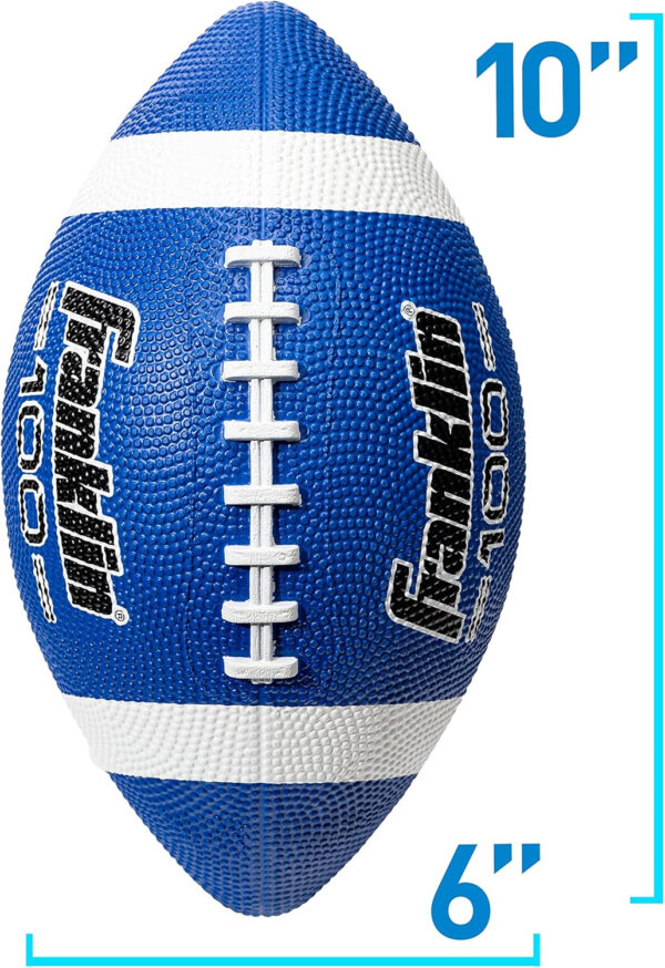 689a3e8fbc8129f9ca59e8ff14f8c5a7d9a7cc0de1517ec31a886.jpg Franklin Sports Kids Junior Grip-Rite Youth Junior Size Rubber Footballs - Peewee Kids Durable Outdoor Footballs - Single & Bulk Packs Available
