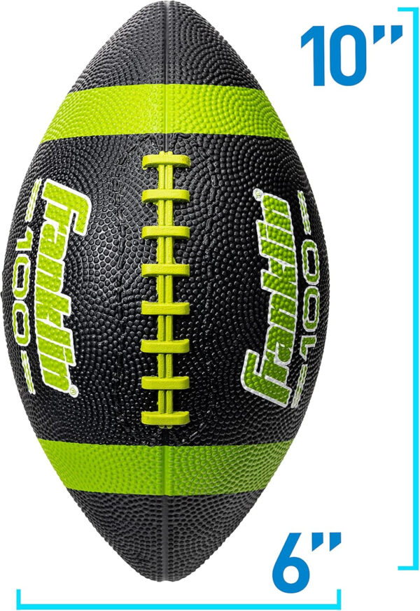 689a3ec0087473e7187e253516da767dc1548c7b63cc99d480805.jpg Franklin Sports Kids Junior Grip-Rite Youth Junior Size Rubber Footballs - Peewee Kids Durable Outdoor Footballs - Single & Bulk Packs Available