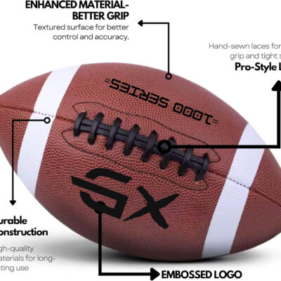 689a40c31ea8cdcc2ed3a3b1b602692b9a5a3757f3ebffde51078.jpg Official Size 7 Football – Durable,Strong Grip Leather Adult & Youth Football for Practice, Game Day, Outdoor Sports, and Training – Ideal for American Football Lovers & Athletes