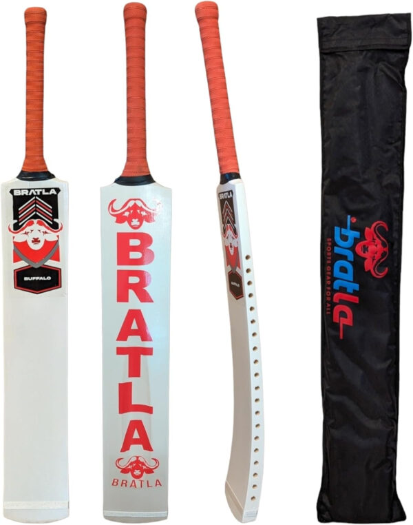 Cricket Bat for Tape Tennis Soft Ball - Lightweight Curved Profile | Powerful Strokes for Enhanced Performance | Adult Size, Lightweight Design