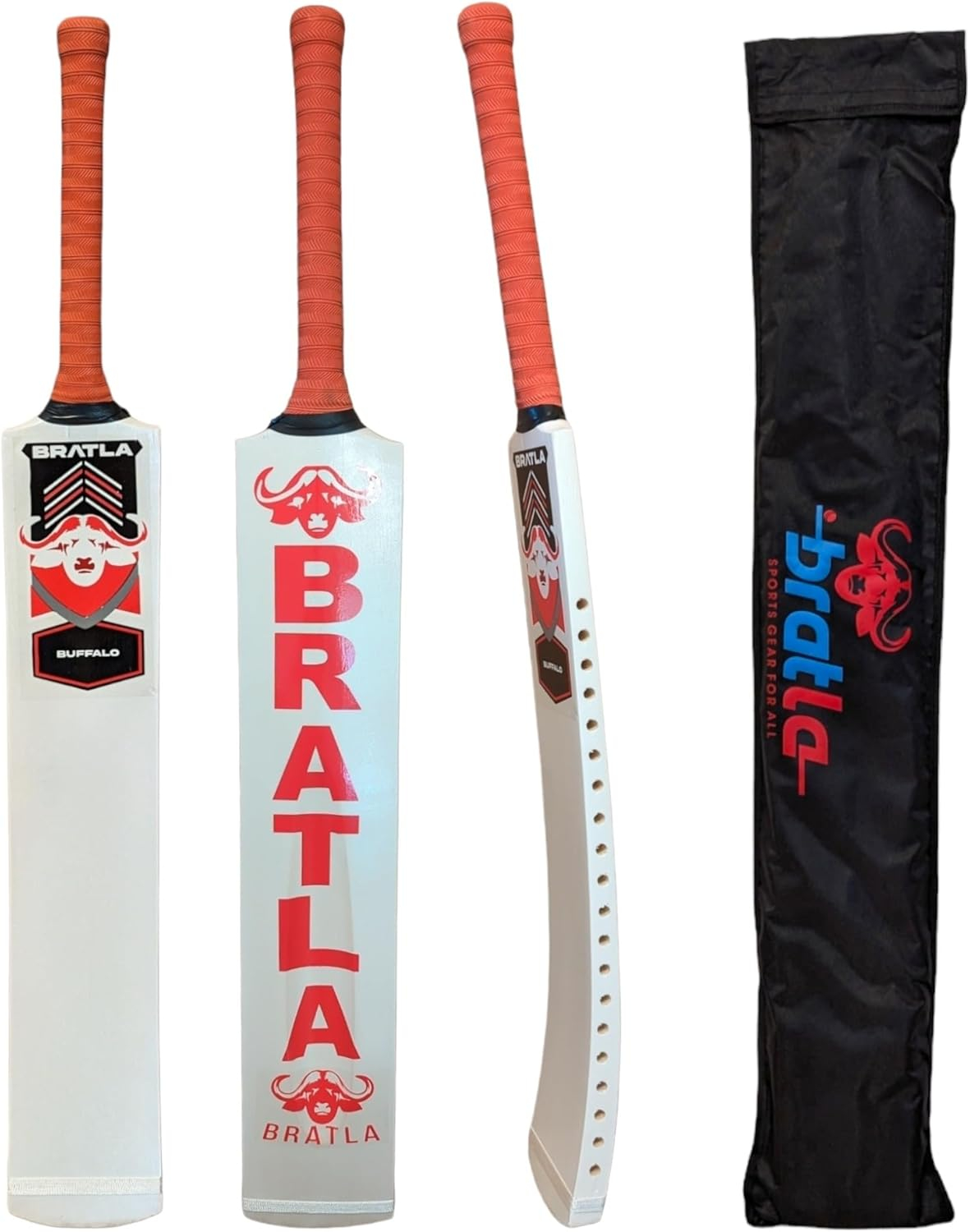 Cricket Bat for Tape Tennis Soft Ball - Lightweight Curved Profile | Powerful Strokes for Enhanced Performance | Adult Size, Lightweight Design