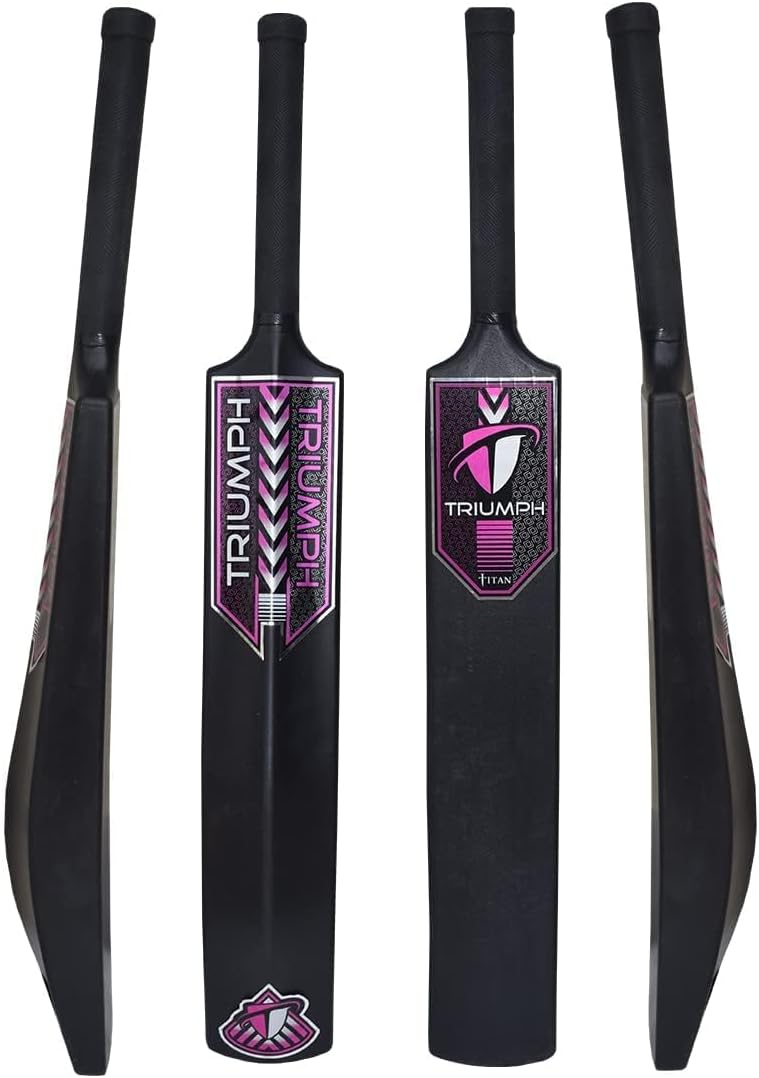 Cricket Full Size Bat for All Age Groups - PVC/Plastic Bat for Tennis & Wind Balls