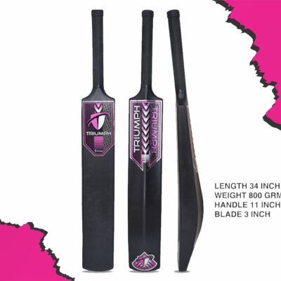 Cricket Full Size Bat for All Age Groups - PVC/Plastic Bat for Tennis & Wind Balls