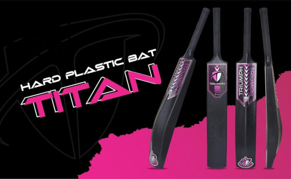 Cricket Full Size Bat for All Age Groups - PVC/Plastic Bat for Tennis & Wind Balls