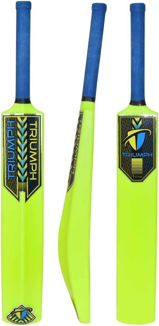 Cricket Full Size Bat for All Age Groups - PVC/Plastic Bat for Tennis & Wind Balls