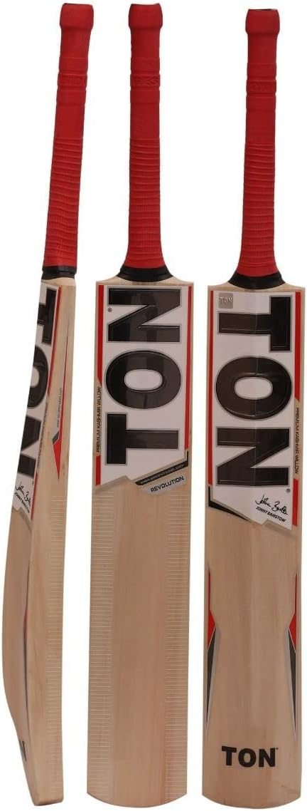 Cricket Bat SS Master Kashmir Willow Full Adult Size Short Handle by Sunridges with Free SS Sunridges Bat Cover - Bat Suitable for Playing with Leather Ball, Normal Cork Ball or Heavy Tennis Ball