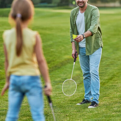 689a45abe82310de068a4897e660309e19ce274a8d175b0190810.jpg Badminton Rackets Set with 6 Shuttlecocks, Lightweight Badminton Set of 6 for Outdoor Backyard Games, Racquets with Durability for Beginners and Casual Players