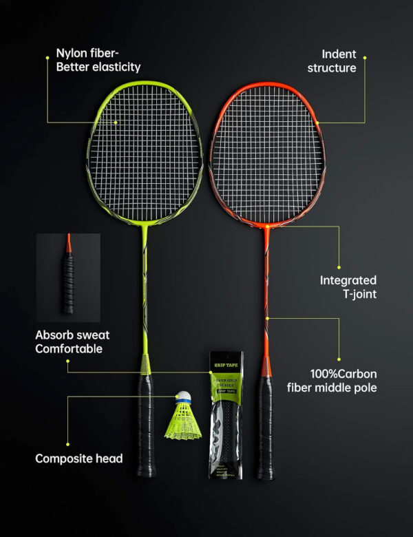 689a465948aecc9b713f90c22c7aafa31bc4f1f466dd6ddf908c1.jpg Professional Carbon Fiber Badminton Rackets Badminton Racquet for Backyards Gym