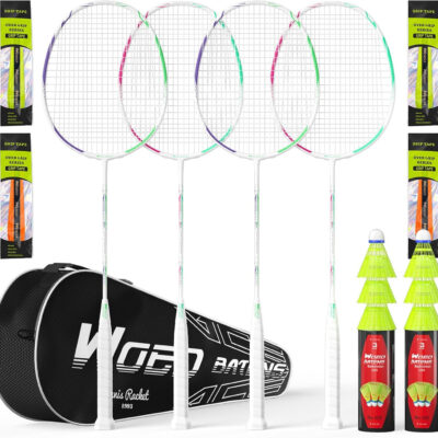689a465e2ff90e797a53699600df200de5ede080e81872621b3bc.jpg Professional Carbon Fiber Badminton Rackets Badminton Racquet for Backyards Gym