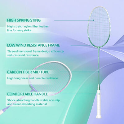 689a46735740e4f301e4db3a544a4b9943b19064258fdc41999eb.jpg Professional Carbon Fiber Badminton Rackets Badminton Racquet for Backyards Gym