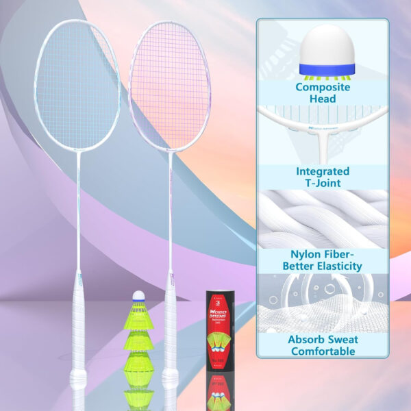 689a4683e04ec81a8eb4a02e78b36c40115836a6592d7671c03f5.jpg Professional Carbon Fiber Badminton Rackets Badminton Racquet for Backyards Gym