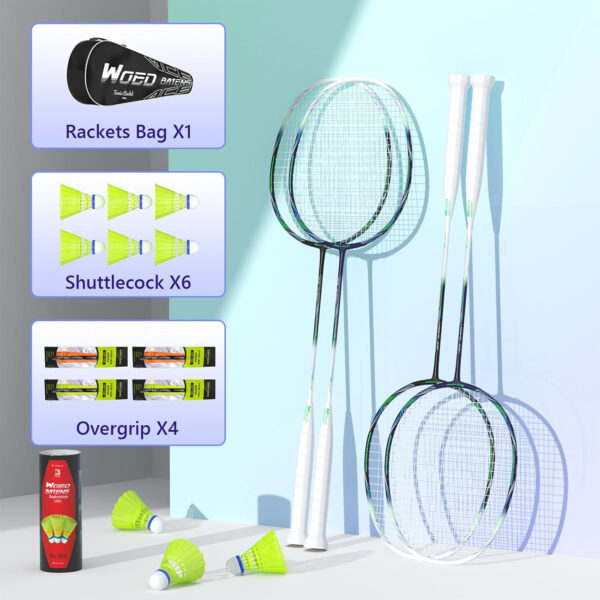 689a468c491224ddf4e00a995cb36f6f6500b972769c4f0c1c4b6.jpg Professional Carbon Fiber Badminton Rackets Badminton Racquet for Backyards Gym