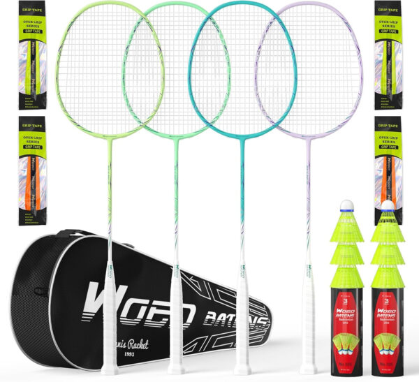 689a468e946f332170ab6ea8f28b605d343b361a379d3eaa0fddc.jpg Professional Carbon Fiber Badminton Rackets Badminton Racquet for Backyards Gym