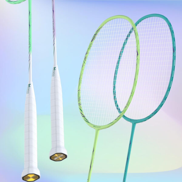 689a4690a2d5e42f2bdbeb60020303990788354694e3d9218525e.jpg Professional Carbon Fiber Badminton Rackets Badminton Racquet for Backyards Gym