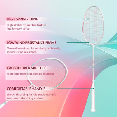 689a4697211cf55f6c6ec3e9a721056dc527af4f8a509826fadca.jpg Professional Carbon Fiber Badminton Rackets Badminton Racquet for Backyards Gym
