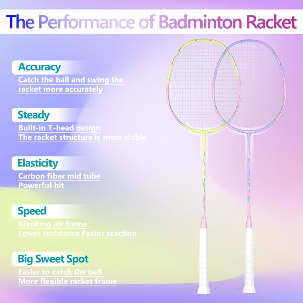 689a469d19c6752f85872e39edb27be490ee47cdce271b522d83d.jpg Professional Carbon Fiber Badminton Rackets Badminton Racquet for Backyards Gym