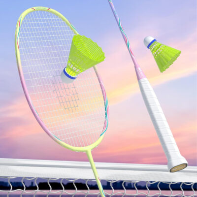 689a469e45517f01f062b84d76cbb67bef9b45d6714eebf5aa98a.jpg Professional Carbon Fiber Badminton Rackets Badminton Racquet for Backyards Gym