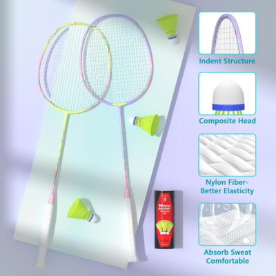 689a46a0f2f3228e51968d1f657a62c69c2746a2bdcb1e0c208bb.jpg Professional Carbon Fiber Badminton Rackets Badminton Racquet for Backyards Gym