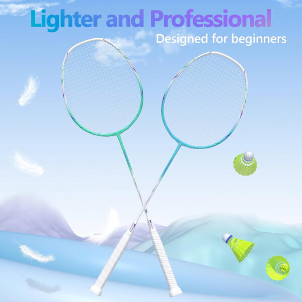 689a46a6bc7eea486e6408ae31169c87e6c50436ffcb2896c246d.jpg Professional Carbon Fiber Badminton Rackets Badminton Racquet for Backyards Gym