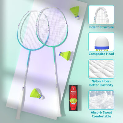 689a46a7ddc29ba5f591558a6a1e1be7ee8d585d55f8057a15f06.jpg Professional Carbon Fiber Badminton Rackets Badminton Racquet for Backyards Gym