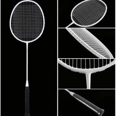 689a46ff6fee8d91209eadcb35ccd155f55de7985ffdda1780963.jpg Senston Professional Badminton Rackets Set of 4 - Carbon Fiber, 6 Shuttlecocks, 4 Grips & Bag for Backyard Games | 90g Lightweight