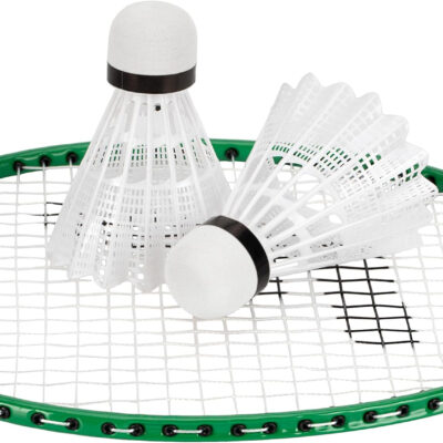 689a477dd9144836716e65cc08a88a73ed544ba87d7cd98c99b36.jpg Franklin Sports Badminton Racket + Birdie Set - Replacement Badminton Equipment for Kids + Adults - 2 Player - 4 Player Badminton Racket Sets